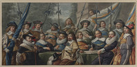 W 048
<br/>
Officieren en onderofficieren van de St. Jorisdoelen
<br/>
<em>Hendriks, Wybrand (1744-1831)</em>